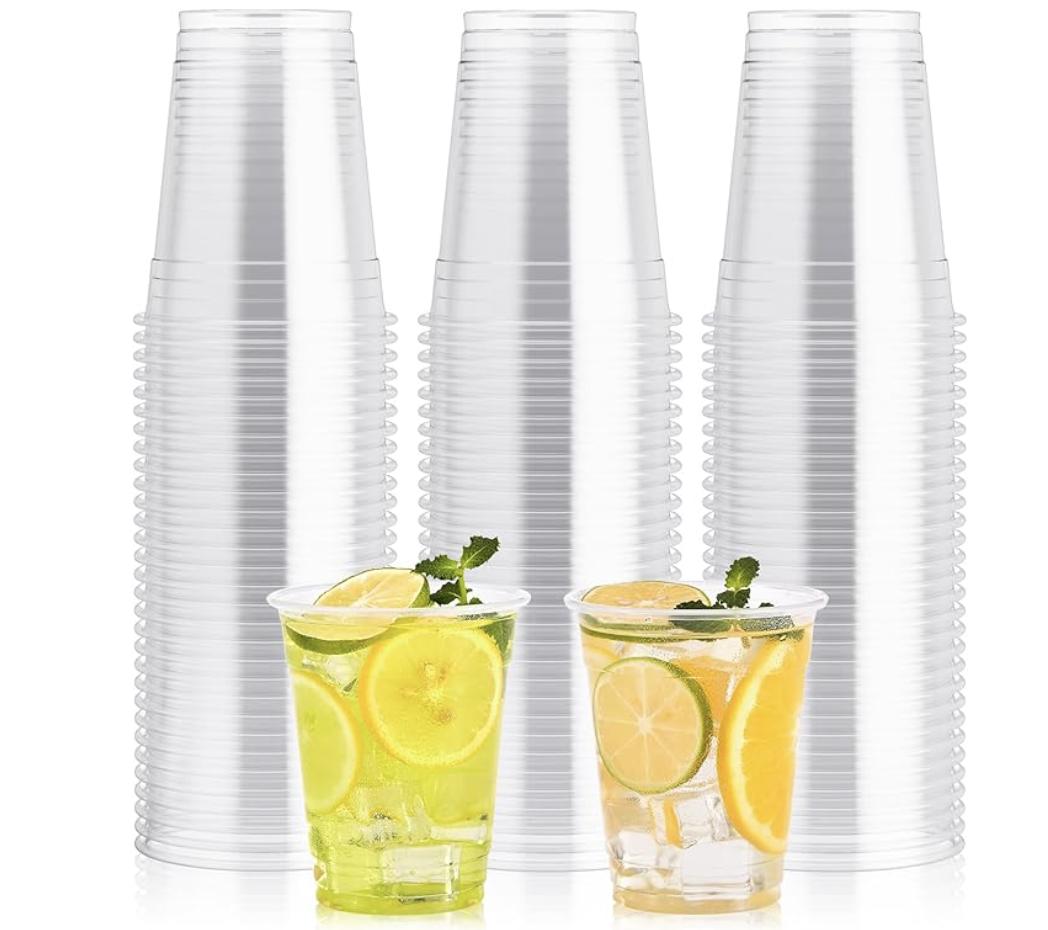 12 OZ Clear Plastic Cups